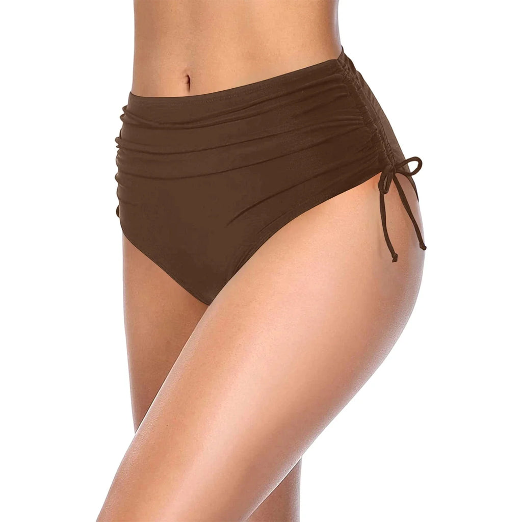 Women's Full Coverage High Waist Bikini Bottoms | 12 Colors Bikini Bottoms Qme