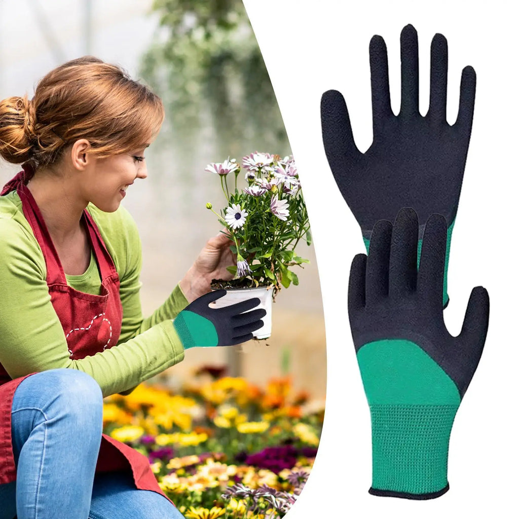 Women's Puncture-Resistant Waterproof Gardening Gloves Gardening Gloves Qme