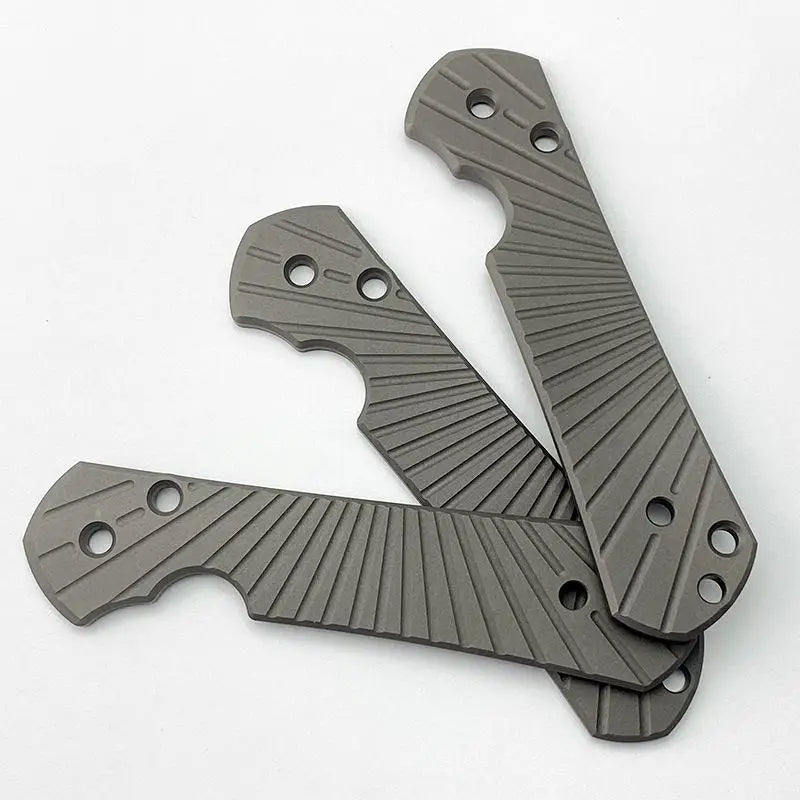 Titanium Handle Patch Scales for Chris Reeve Sebenza 21 Knife Knife Handle Scale Qst
