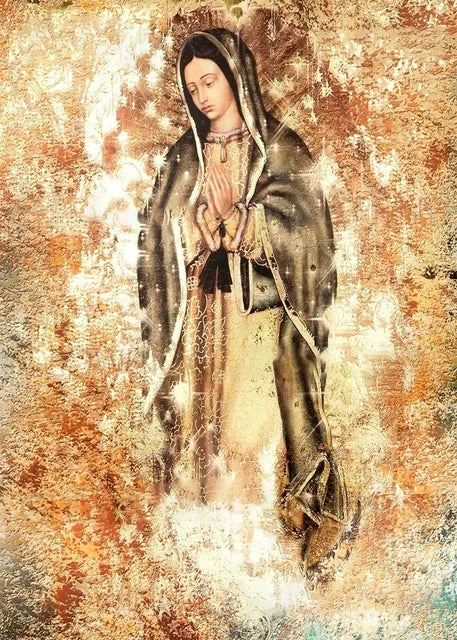 Virgin of Guadalupe Canvas Wall Art – Catholic Home Decor Religious Canvas Print Qst C 20X30cm No Framed