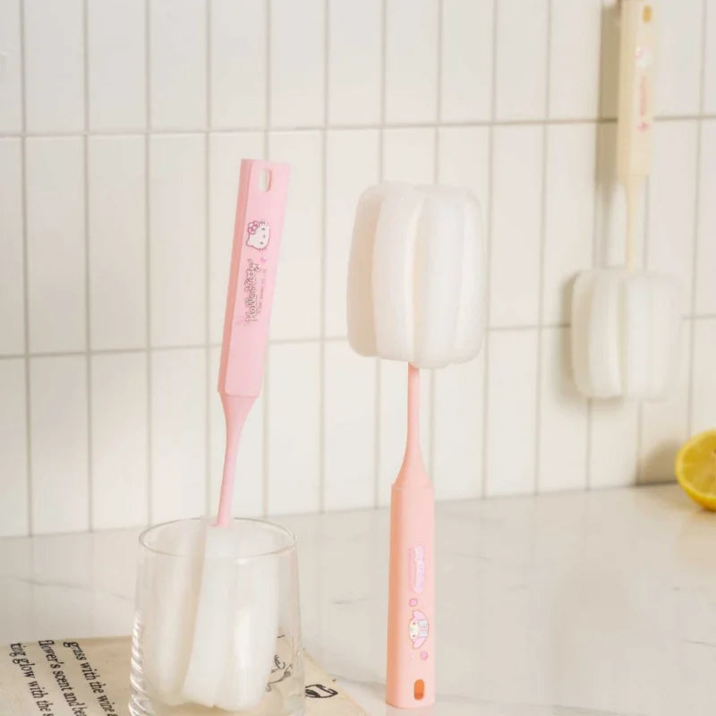 Hello Kitty Kuromi Long-Handle Bottle & Cup Cleaning Brush Bottle Cleaning Brush Qme