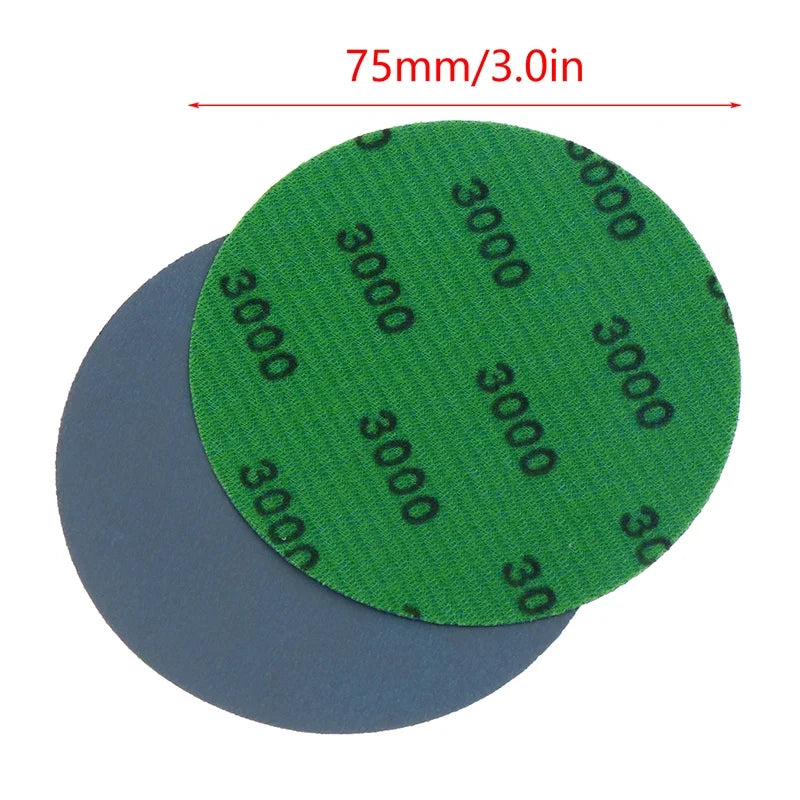 Wet Dry Sanding Discs 800–3000 Grit Hook & Loop | 75mm Sanding Disc Set Qme