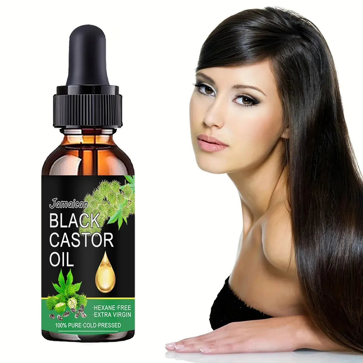 YOUNGCOME Organic Black Castor Oil – Hair & Skin 60ml Hair & Body Oil Qst