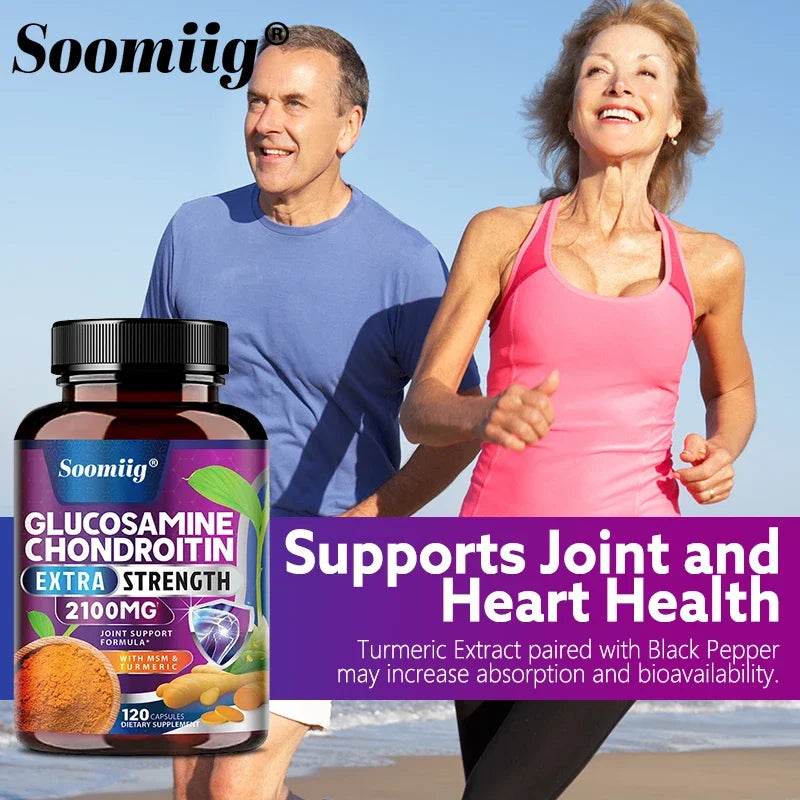 Glucosamine Chondroitin Turmeric MSM Triple Strength Joint Support Joint Support Supplement Qst