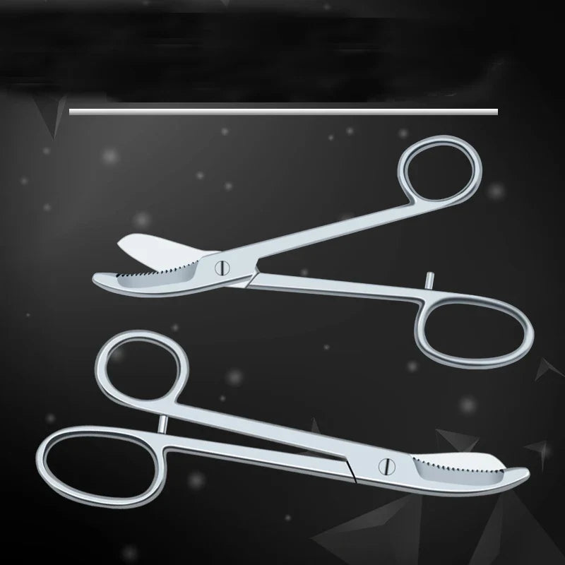 Stainless Steel Bandage Gauze Scissors – Serrated 24cm Medical Scissors Qme