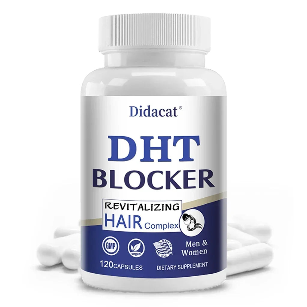 DHT Blocker Hair Growth Supplement – Biotin & Saw Palmetto Hair Growth Supplement Qst 120 count-1bottle