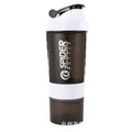 550ml Printed Plastic Protein Shaker Bottle – Fitness Mix Cup Protein Shaker Bottle Qme white