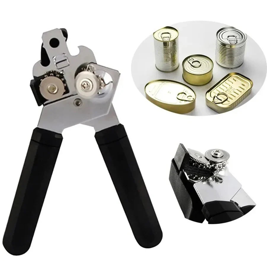Stainless Steel Multifunctional Manual Can & Bottle Opener Manual Can Opener Qme