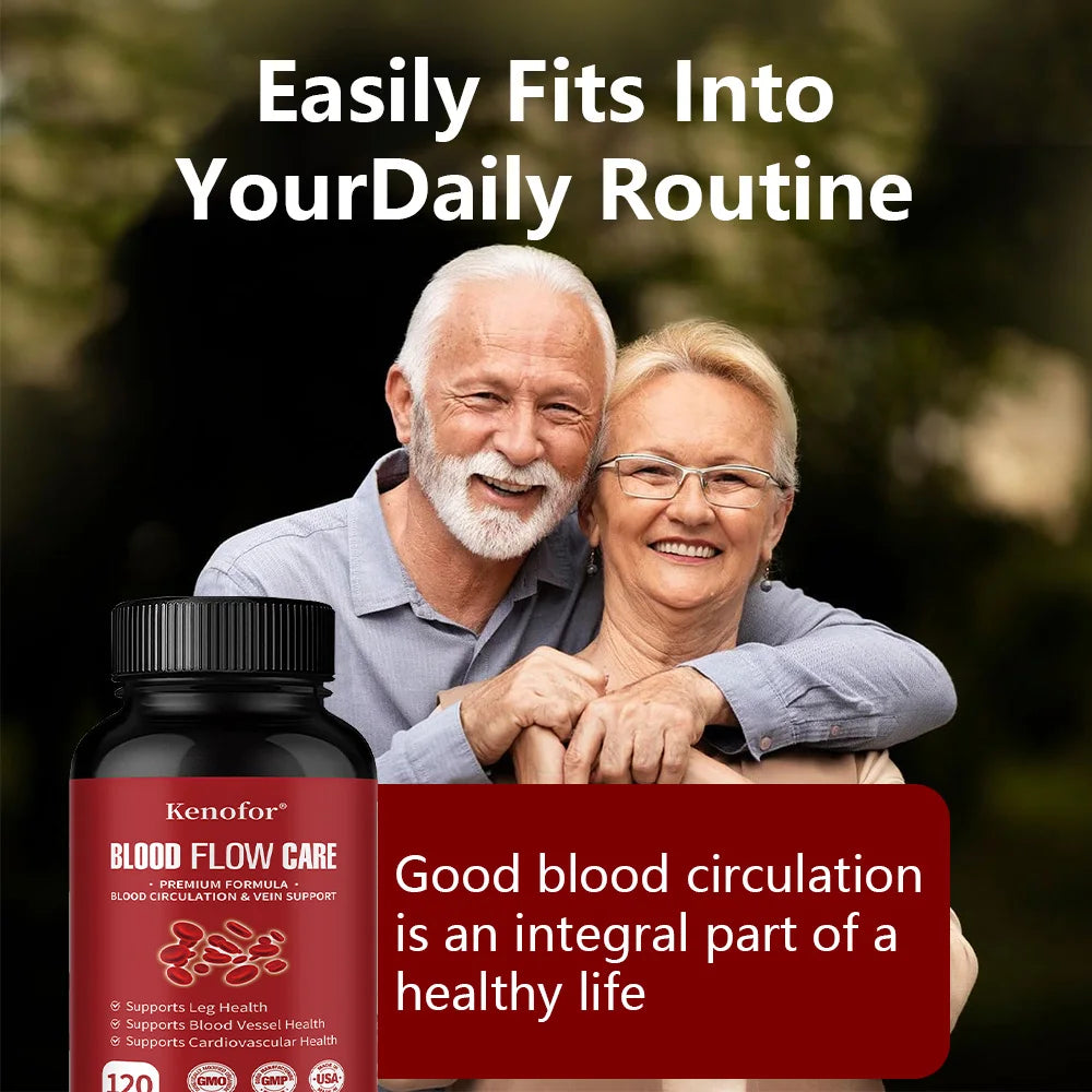 Circulatory Support Capsules – Niacin, Hawthorn & Ginger Herbal Supplement Qst