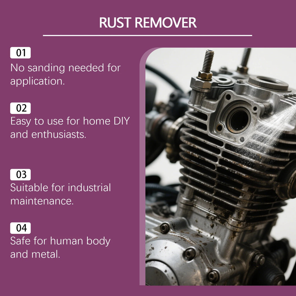 Car Rust Remover Spray – Anti-Corrosion Metal Cleaner 100ml Rust Remover Spray Qst