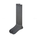 Soft Mesh Long Stockings – Breathable Pile-Up Hosiery Mesh Long Stockings Qme Grey One Size