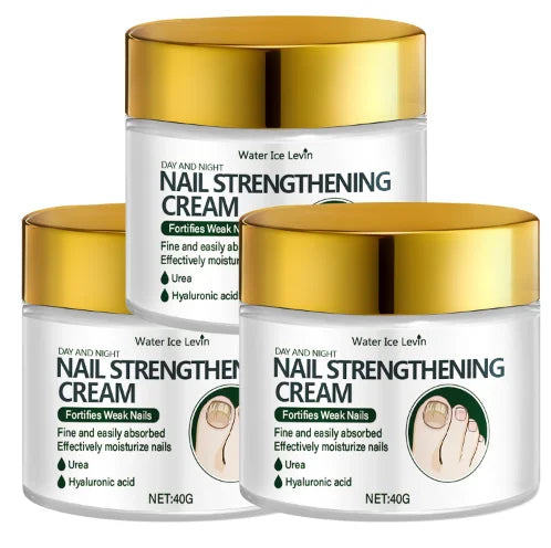 Day & Night Nail Strengthening Cream – Hyaluronic Acid & Urea Nail Strengthening Cream Qme Beige 40g
