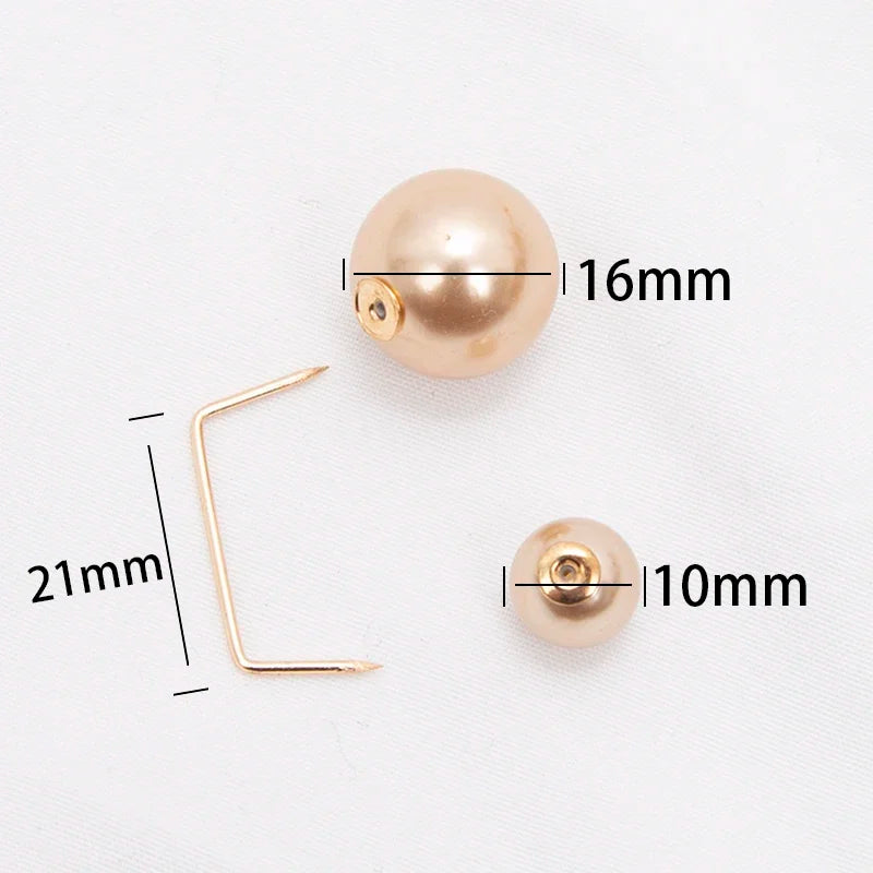 Double Pearl Brooch Pin | Elegant Anti-Fade Women's Brooch Pearl Brooch Pin Qme