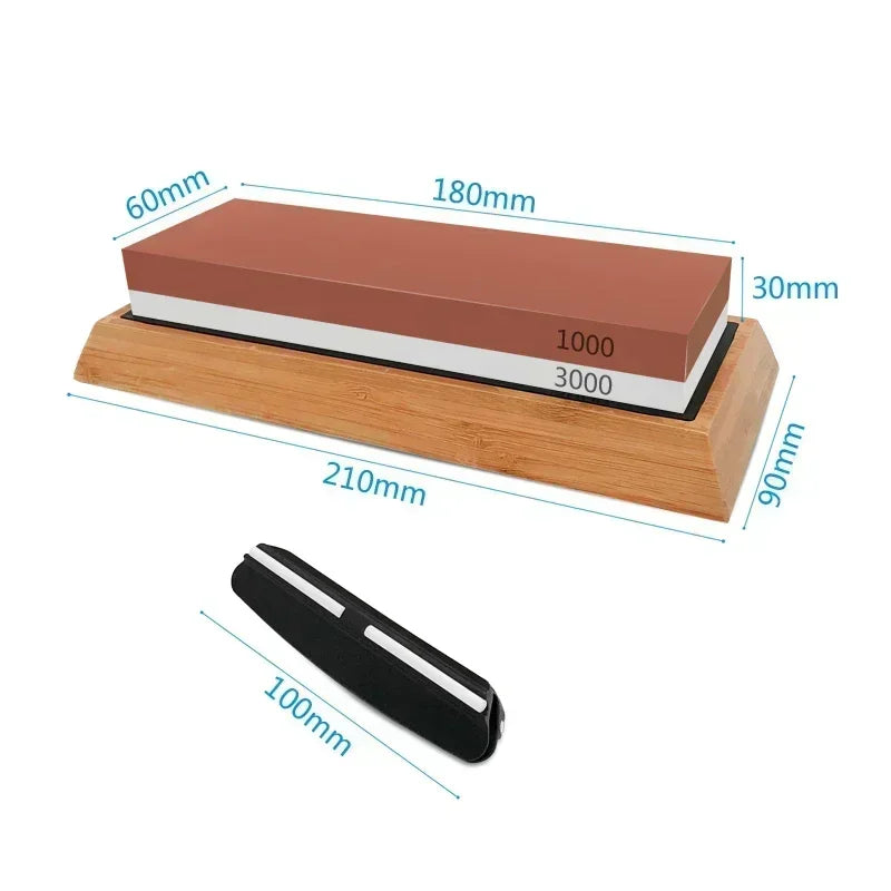 Double-Sided Knife Sharpening Stone | Pro Whetstone Sharpener Whetstone Knife Sharpener Qme