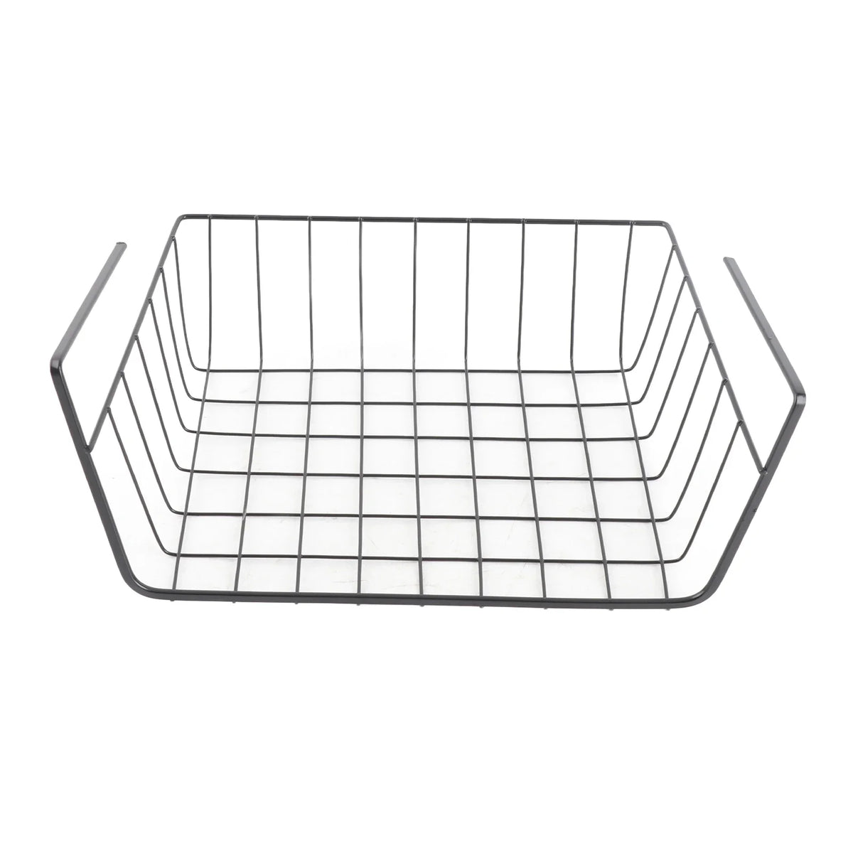 Under Shelf Wire Basket – Large Capacity All-Metal Storage Under Shelf Basket Qme
