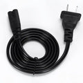 US 2-Pin Figure 8 Power Cable | IEC C7 Cord for Electronics Power Cable Qme Default Title