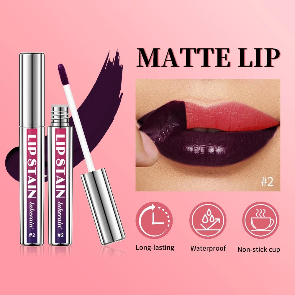Qme Peel-Off Lip Stain Gloss | Velvet Matte Quick-Drying Peel-Off Lip Stain Qme
