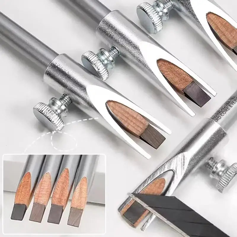 Aluminum Eyebrow Pencil Sharpener for Microblading & Makeup Eyebrow Pencil Sharpener Qst