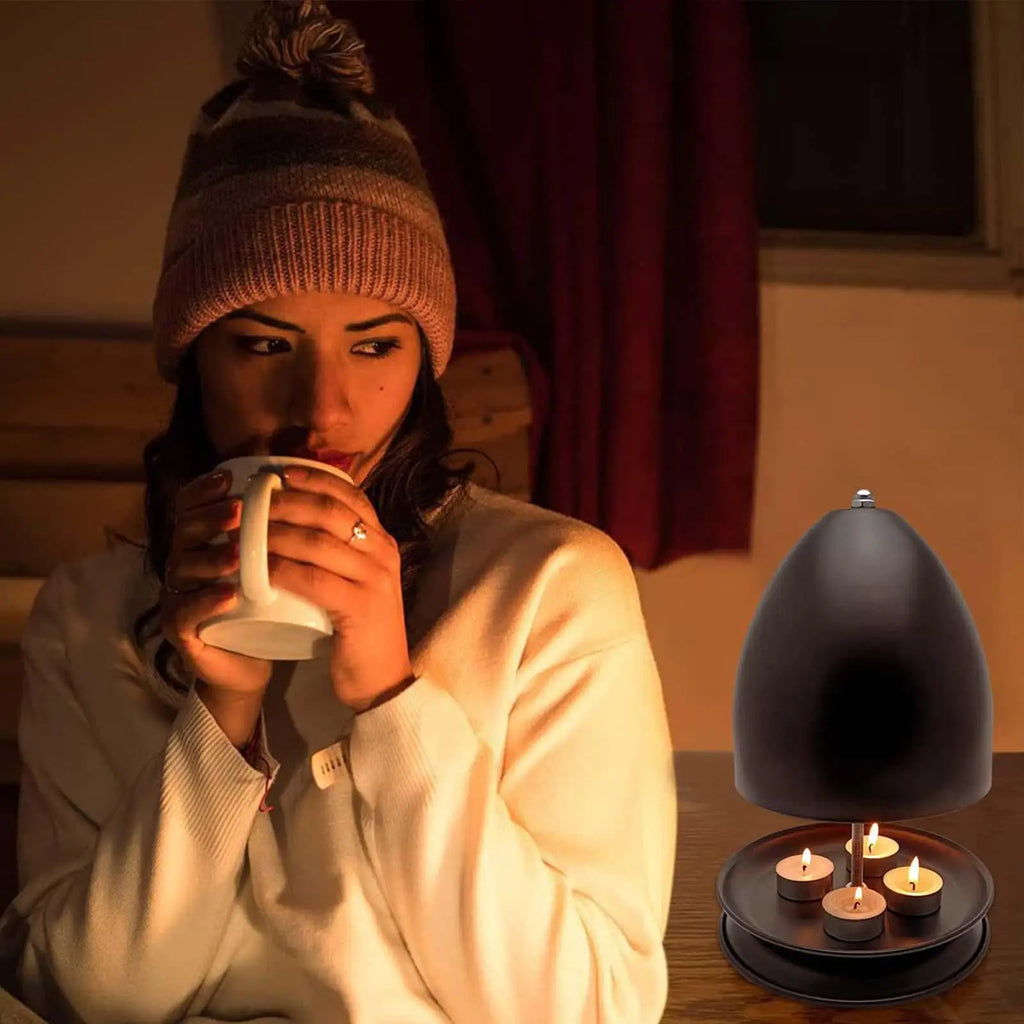Metal Tea Light Heater & Candle Warmer – Large Base Oven Candle Warmer Stand Qme