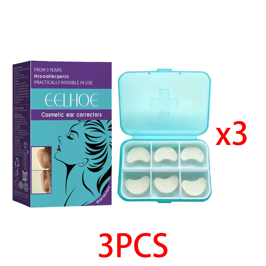 Invisible Ear Corrector Tape – Waterproof Cosmetic Patches 6pk Cosmetic Ear Patches Qst 3PCS