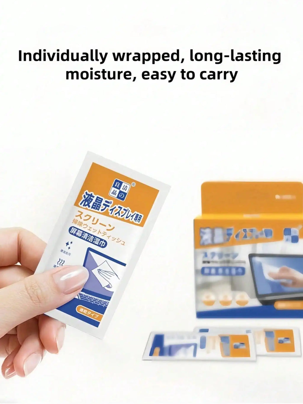 Large Disposable Lens & Screen Cleaning Wipes – Soft Cloth Disposable Cleaning Wipes Qme