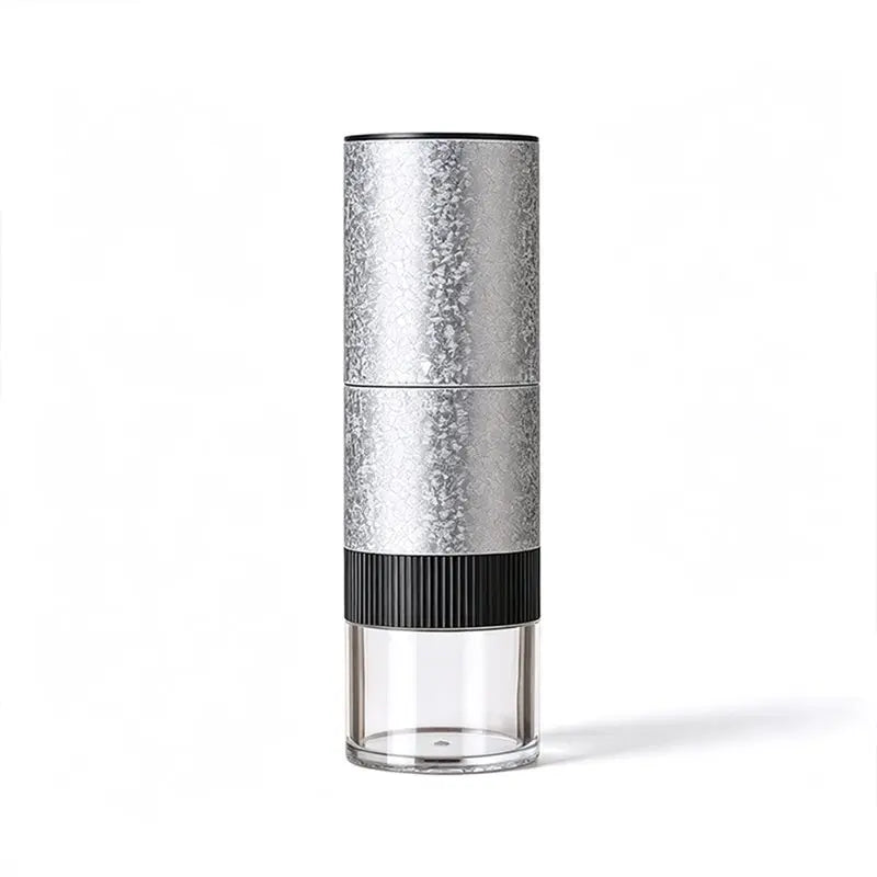 B15C Portable Electric Burr Coffee Grinder – 40 Grind Settings Electric Coffee Grinder Qst Silver USB Type-C