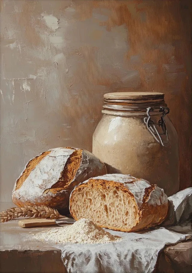 Vintage Food Still Life Canvas Wall Art for Kitchen Decor Canvas Wall Art Qst 14 50x70cm Unframed