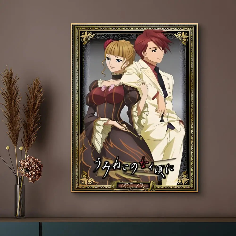 Umineko When They Cry Anime Poster – HD Canvas Wall Art Anime Canvas Poster Qst z4 40x60cm Unframed