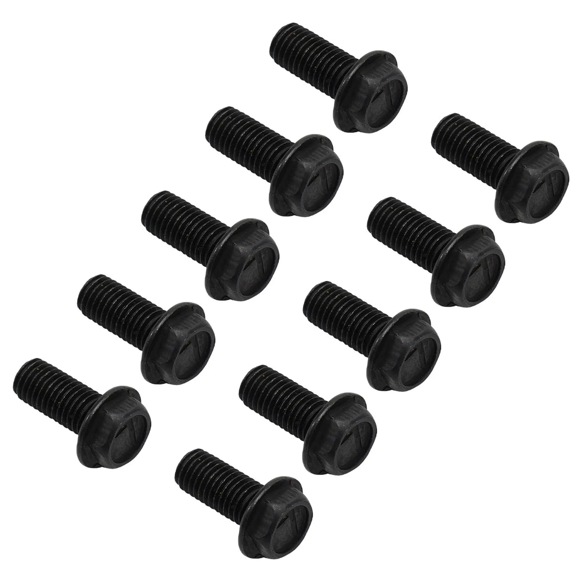 M6 M7 M8 Left-Hand Thread Hex Flange Saw Blade Screws 10-Pack Hex Flange Screws Qme