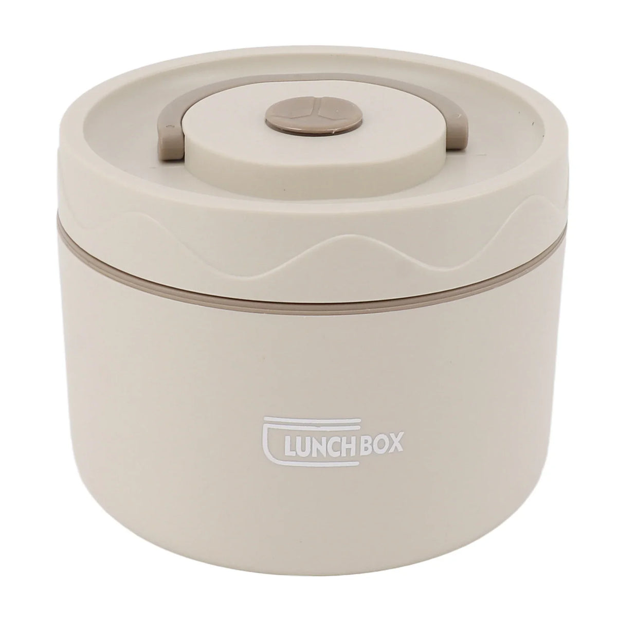 550ml Stainless Steel Thermal Lunch Box – Double Layer Bento Thermal Lunch Box Qme Beige Microwave oven lunch