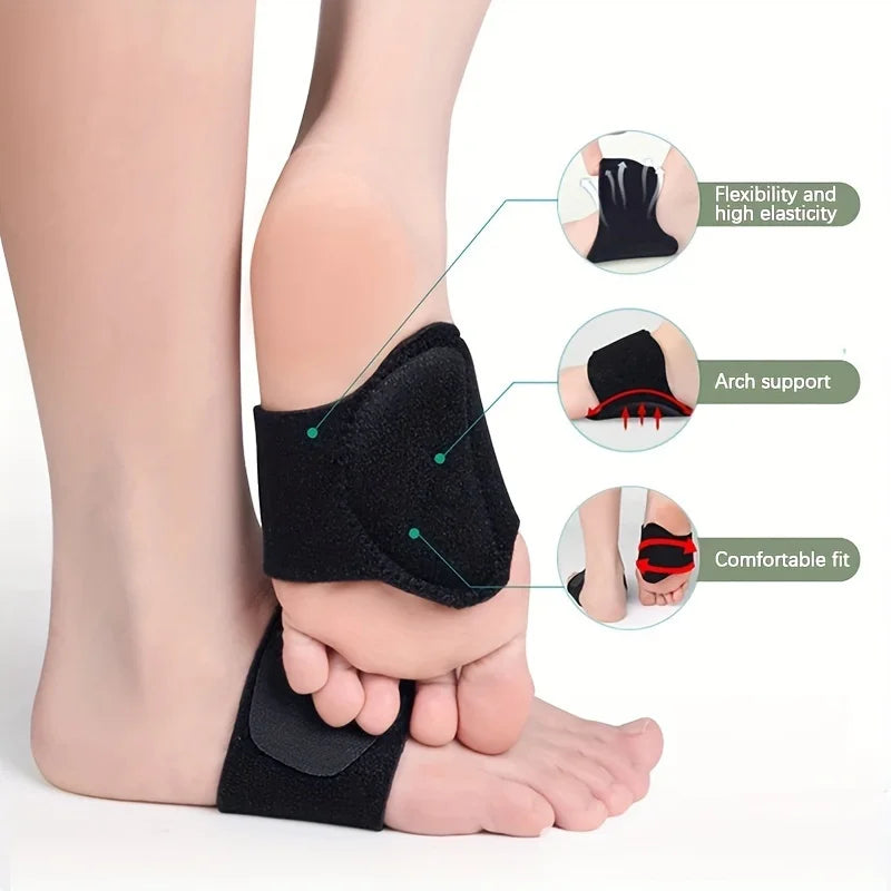 Compression Arch Support Brace – Flat & High Arches, Unisex Arch Support Brace Qme