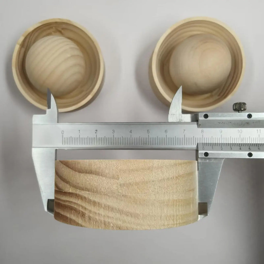 Wooden Dumpling Skin Press & Dough Wrapper Mold Tool Dough Press Mold Qme