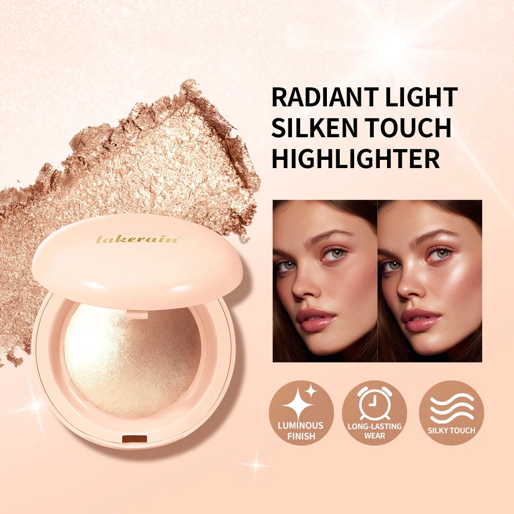Velvet Highlighter Powder – 3D Brightening & Contouring Highlighter Powder Qst