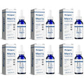 Men's Vitality Drops – Ginseng, Ginkgo, Grape Seed & B12 Herbal Supplement Drops Qst 6 Bottles