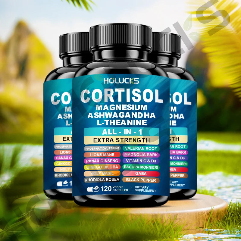 Corti-Soothe Supplement – Cortisol Balance & Sleep Support 120ct Dietary Supplement Qst
