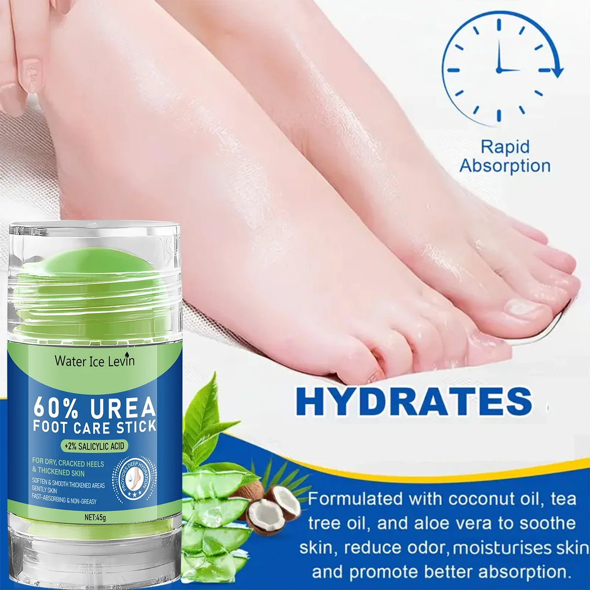Foot Care Stick – Softening & Smoothing Formula with Urea Foot Care Stick Qme