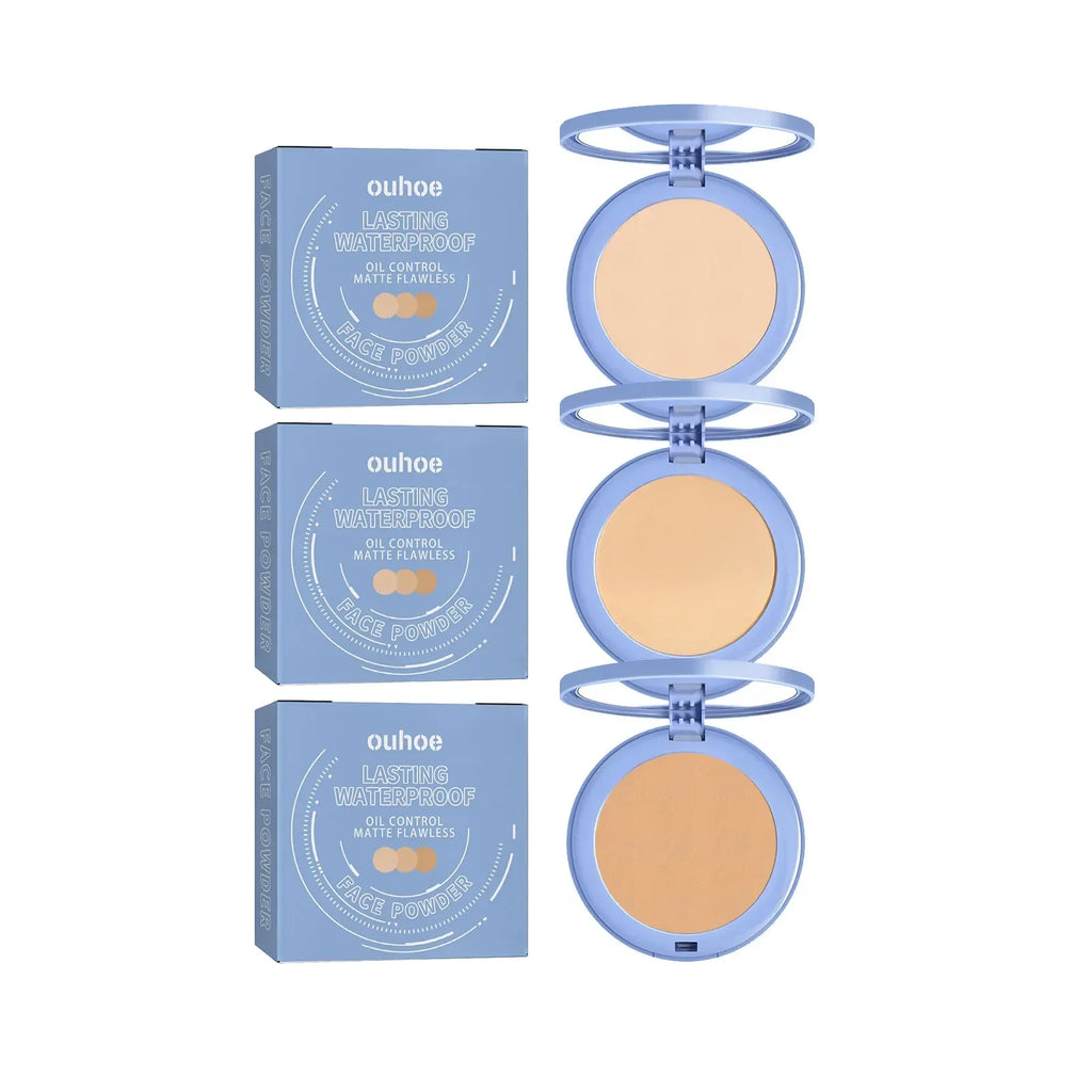 Qme Face Setting Pressed Powder – Oil Control & Waterproof Setting Pressed Powder Qme
