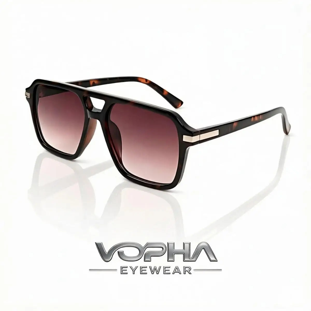 VOPHA Retro Square Aviator Sunglasses UV400 Women Men S31 Fashion Sunglasses Qst C2