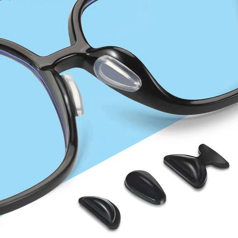 Silicone Adhesive Nose Pads for Glasses & Sunglasses – 5 Pairs Eyewear Accessories Qst