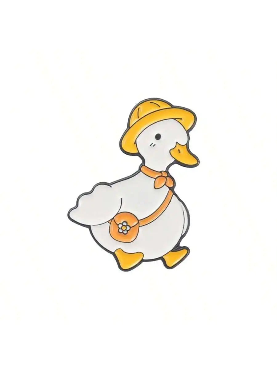 Cute Anime Elderly Character Metal Lacquered Brooch Pin Brooch Pin Qme