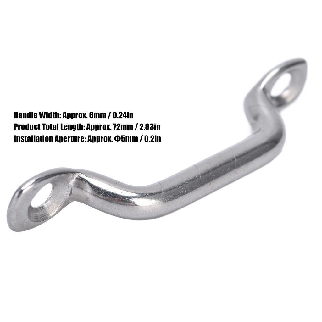 316 Stainless Steel Boat Pad Eye Deck Loop Tie-Down Kit 10pcs Marine Deck Hardware Qst
