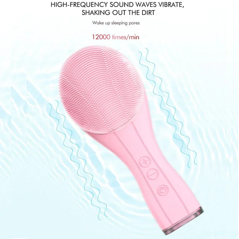 Windaily Electric Silicone Facial Cleansing Brush – IPX7 Facial Cleansing Brush Qst