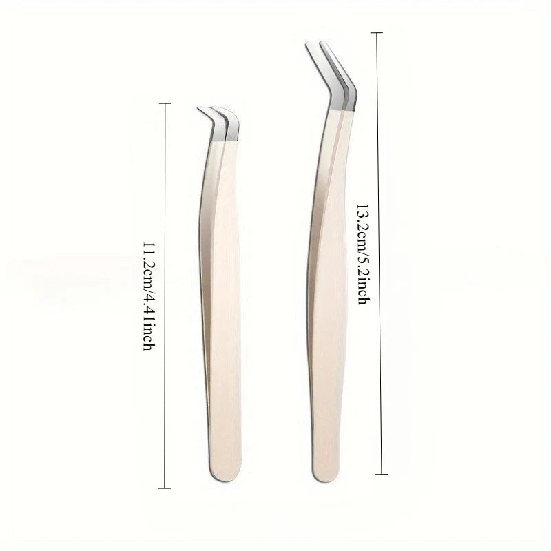 Curved Eyelash Applicator Tweezers – DIY Lash Tool | Qme Eyelash Applicator Tool Qme