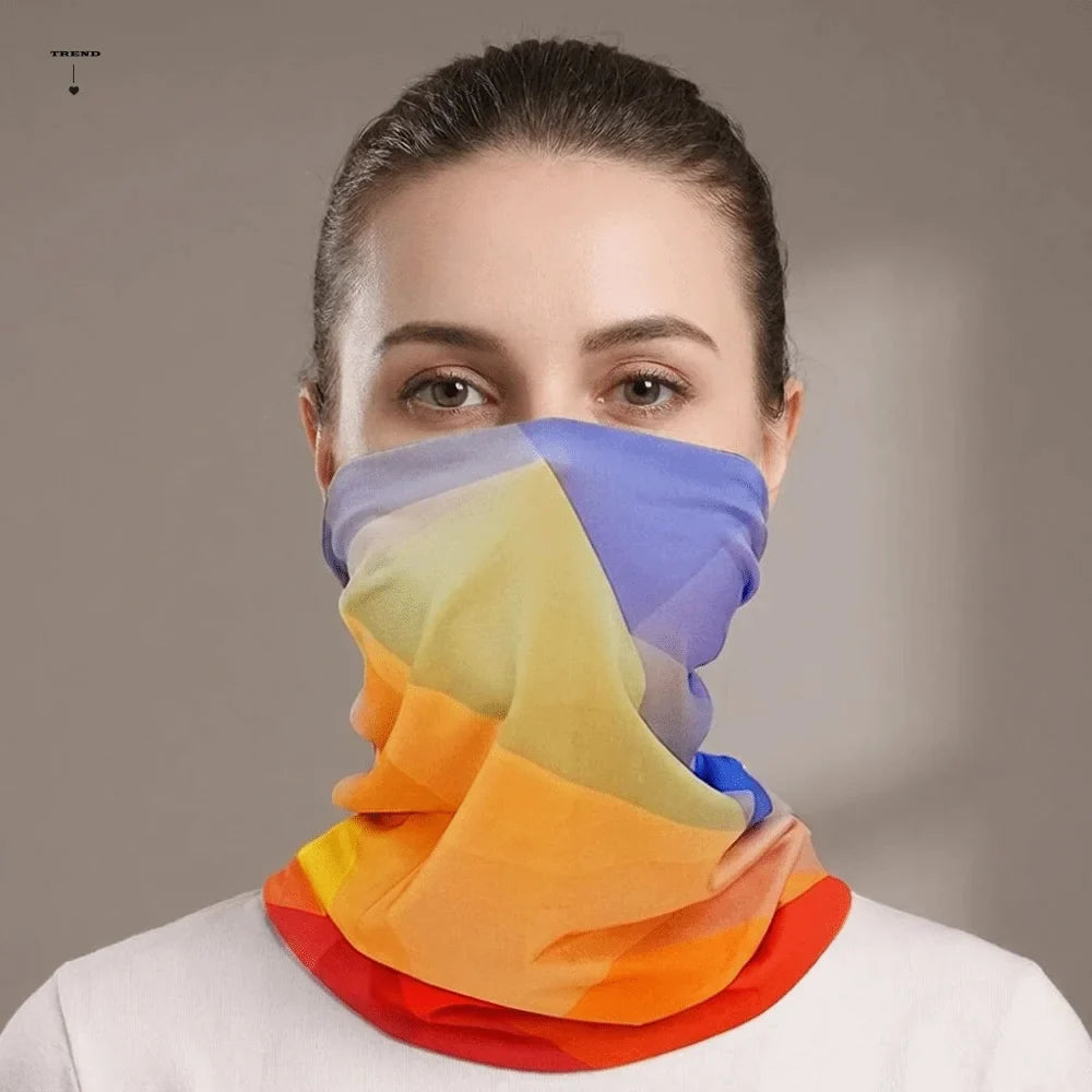 Ice Silk Sun Protection Scarf – Windproof & Breathable Mask Sun Protection Scarf Qme