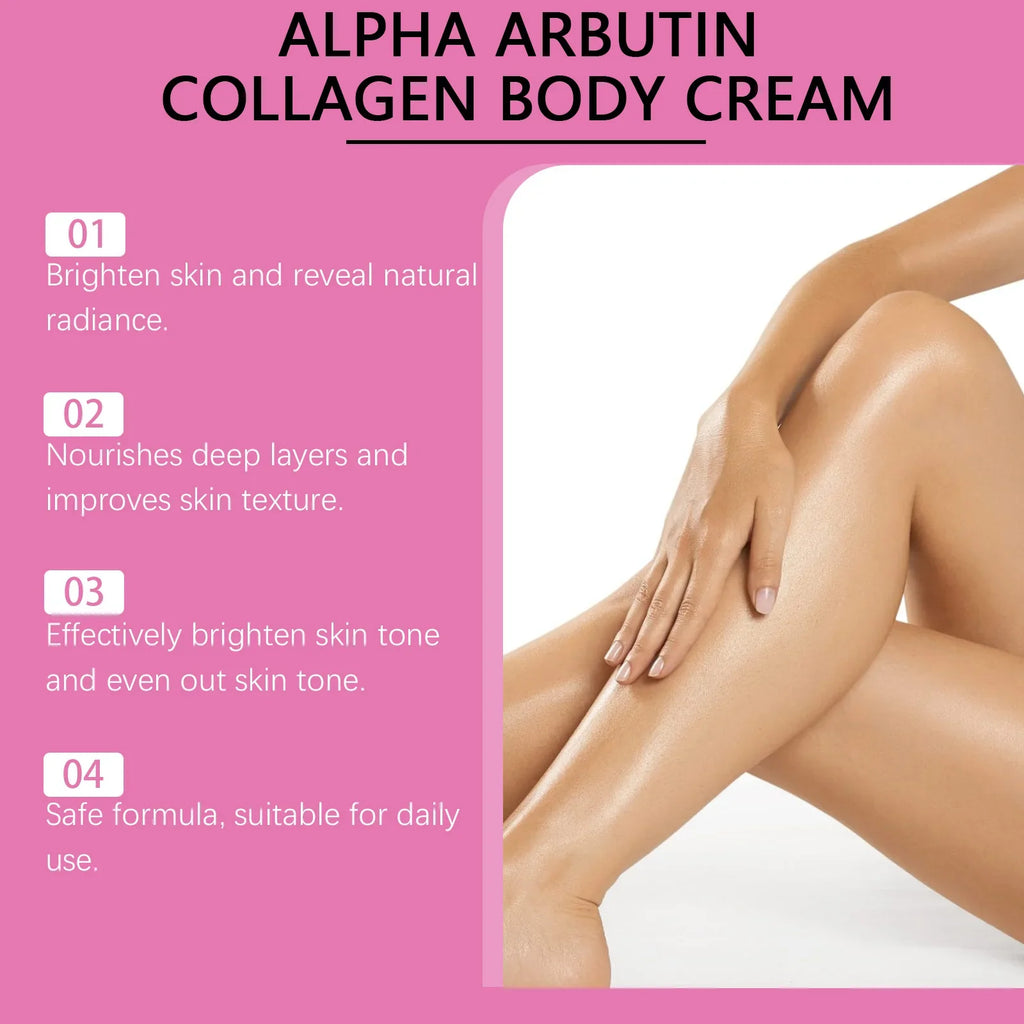 Alpha Arbutin Body Cream – Brightening Deep Moisturizer | Qme Body Brightening Cream Qme