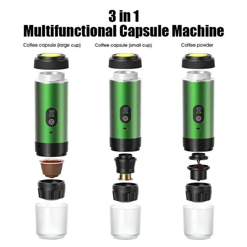 MiLESEEY B15C Portable Capsule Espresso Machine – Digital Display Capsule Espresso Machine Qst