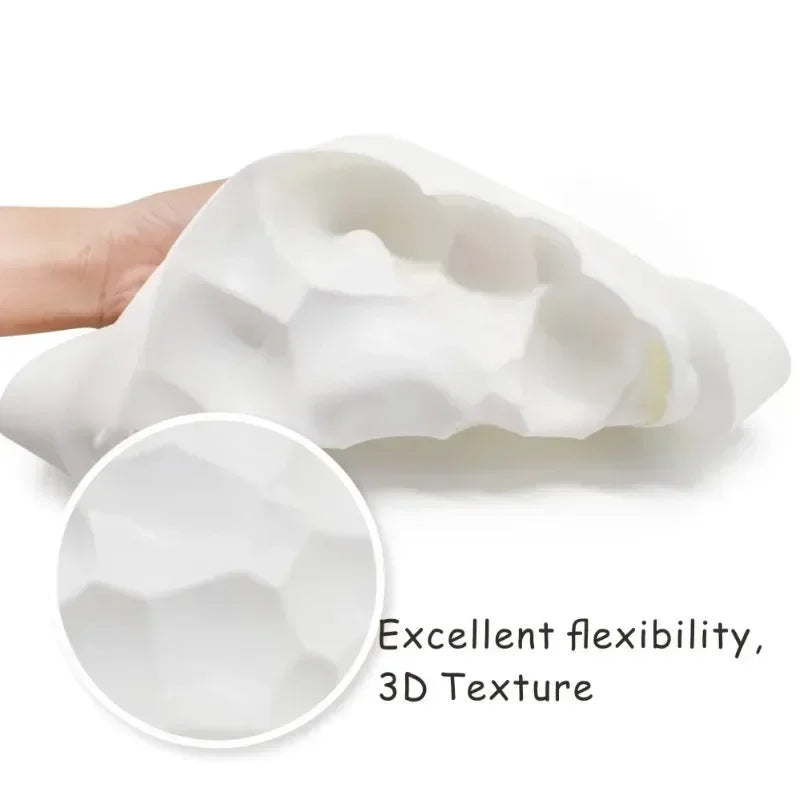 3D Cloud Silicone Cake Mold – Square Mousse & Dessert Baking Pan Silicone Cake Mold Qme