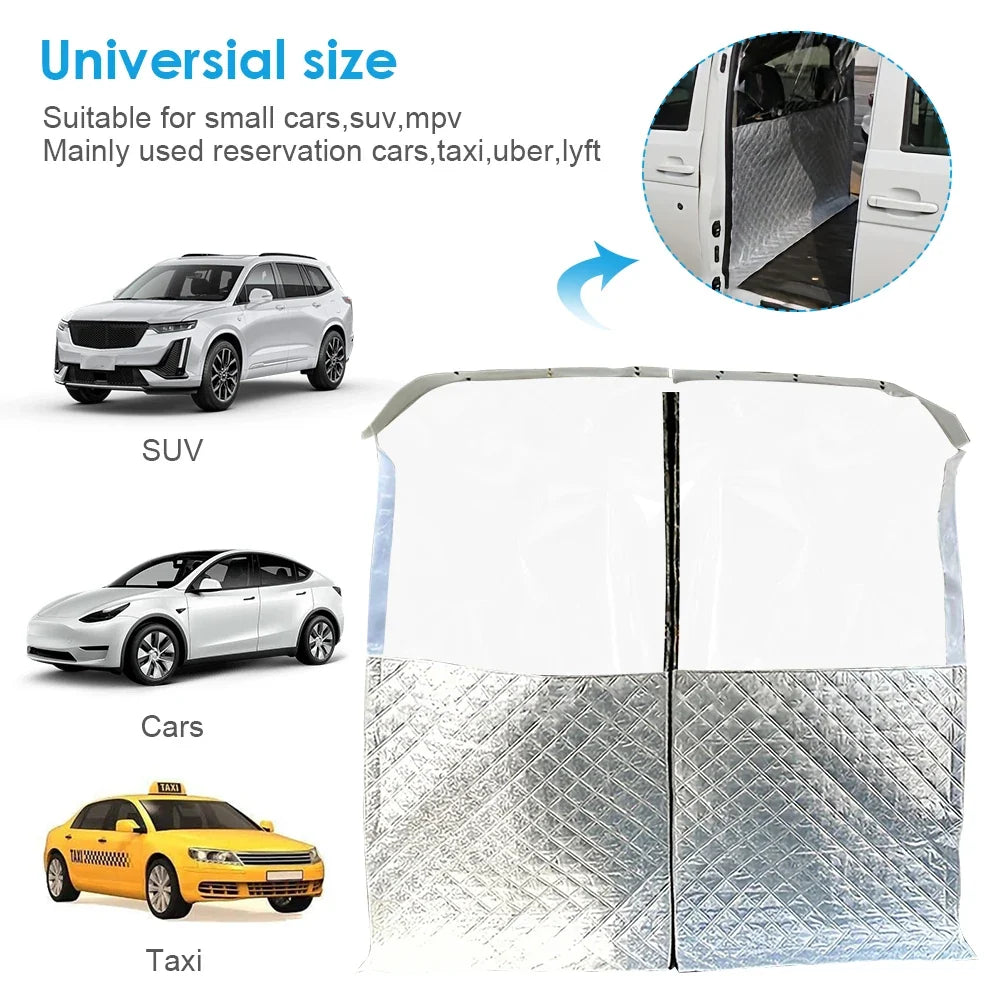 Car Divider Privacy Curtain Heat Insulation for Ford | 180x170cm Car Divider Curtain Qme