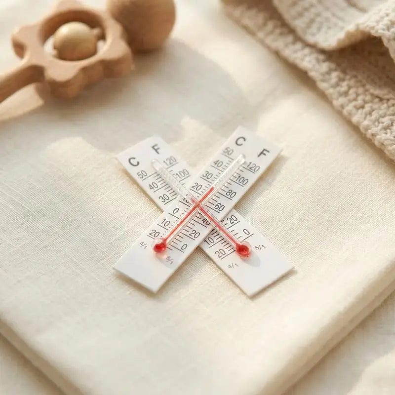 Miniature Paper Cardboard Thermometer Indoor 20–50°C | 5×1cm Indoor Thermometer Qme