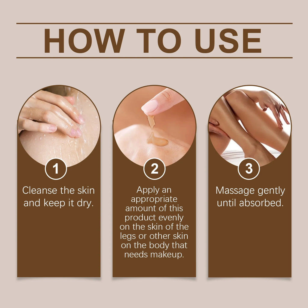 OceAura Waterproof Body Foundation – Full Coverage Leg Makeup Body Foundation Qst
